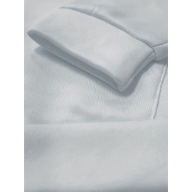 Solid Trendy Men's Hooded Jacket Casual Long Sleeve Hoodies With Zipper Gym Sports Hooded Coat For Winter Fall