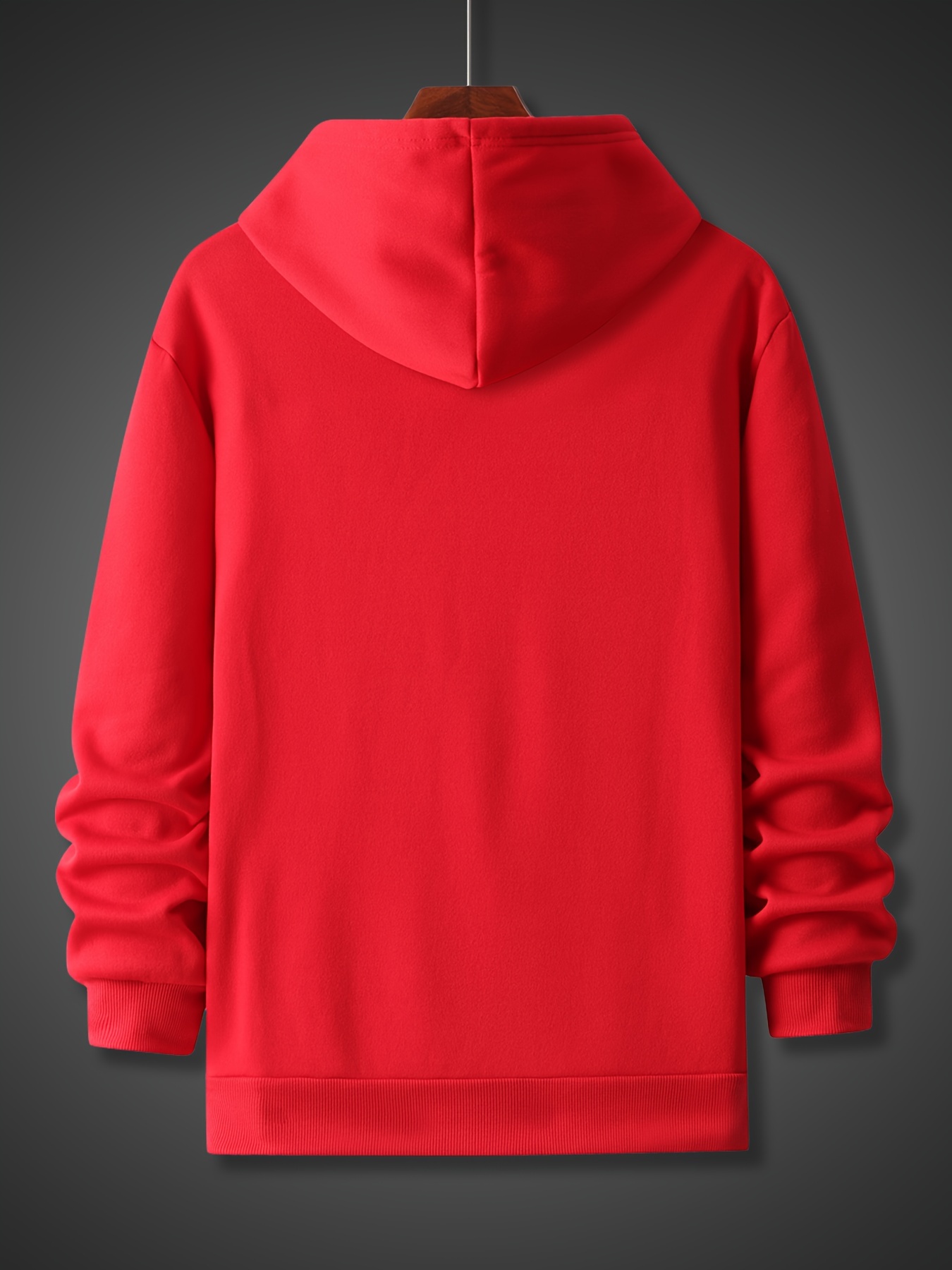 fashion letter print casual hoodies for men trendy sweatshirt with kangaroo pocket comfy sports hooded pullover mens clothing for fall winter details 31